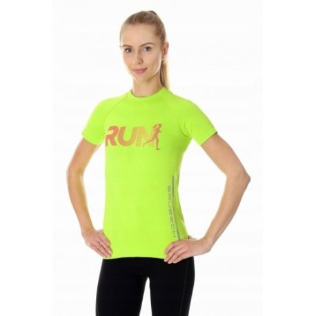BRUBECK RUNNING AIR PRO koszulka damska neon