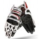 SHIMA XRS-2 BLACK Krótkie sportowe rękawice białe