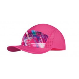 Buff szybkoschnąca czapka do biegania R-SOLID anty UV różowa