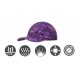 Buff szybkoschnąca czapka do biegania anty UV fioletowa