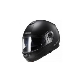 LS2 Strobe kask motocyklowy szczękowy FF325 Solid Black Matt