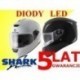 Shark Skwal Kask Motocyklowy integralny pełny pinlock Diody Led