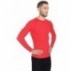 BRUBECK ACTIVE WOOL wełna MERINO męska bluzka czerwona