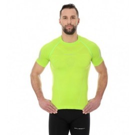 BRUBECK ATHLETIC męska koszulka neon zielony